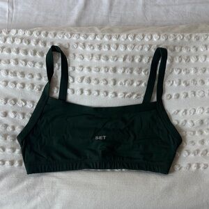 Set Active Square Neck Bra